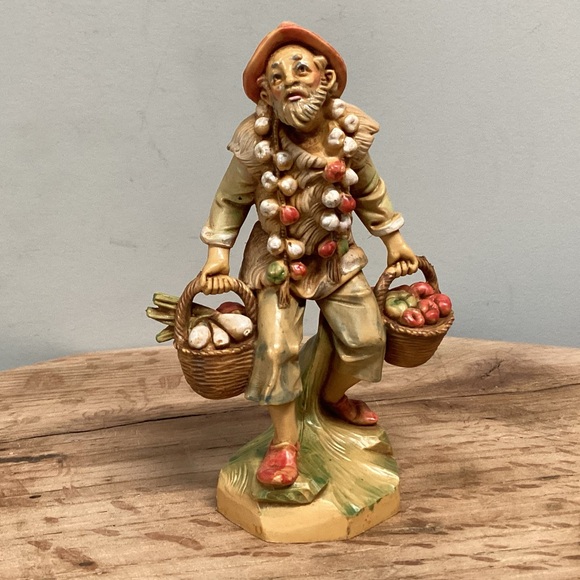 Fontanini Other - 🟠 Vintage & Retired - Fontanini 5” Collection - Nathan the Produce Peddler # 146